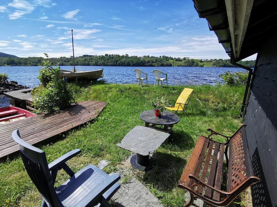 Topfloor Apartment Separate Entranc Nice View Stord Fitjar Buitenkant foto